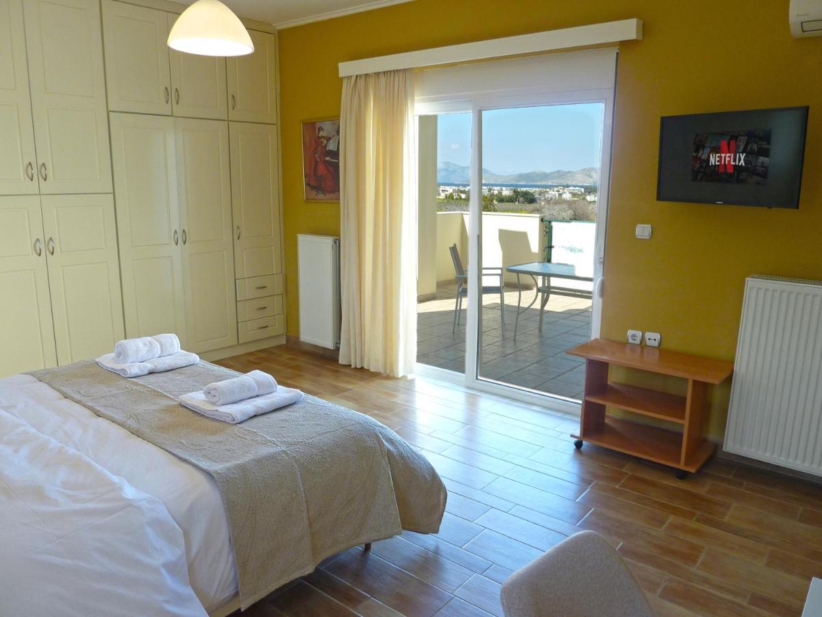 Panoramic Sea View Villa 4 Min To Beach Тігакі Екстер'єр фото